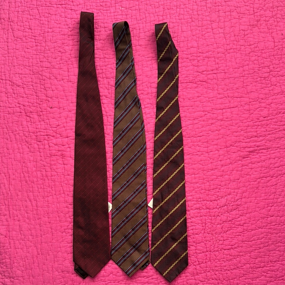 NWT Hugo Boss Striped Ties Set of 3